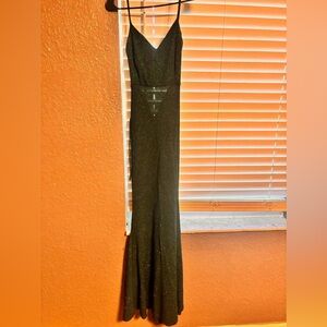 Windsor Black Sparkle Maxi Dress